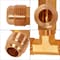 Everflow 1/4" Flare Tee Pipe Fitting; Brass F44-14 - alternate 4